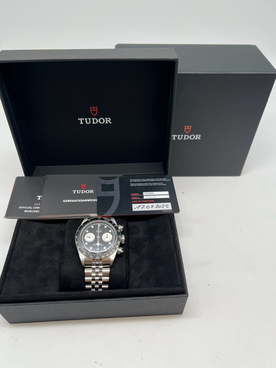 Tudor Black Bay Automatik Herrenuhr Stahl 41mm 79360N - Papiere und oder Lieferumfang