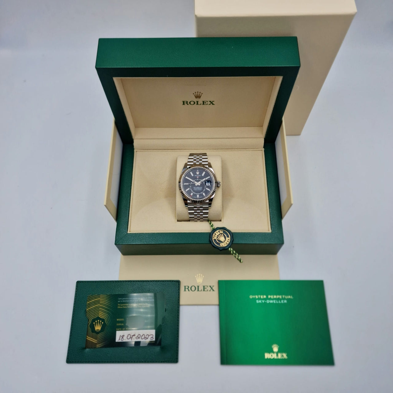 Rolex Rolex Sky-Dweller Automatik Herrenuhr Ungetragen 336934 - Papiere und oder Lieferumfang