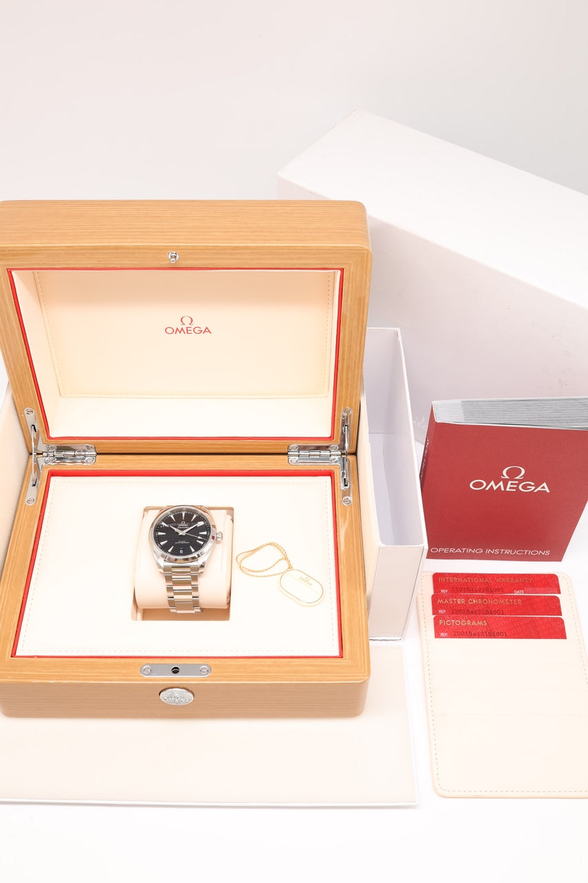 Omega Seamaster Aqua Terra 41mm schwarz Automatik 22010412101001 - Papiere und oder Lieferumfang