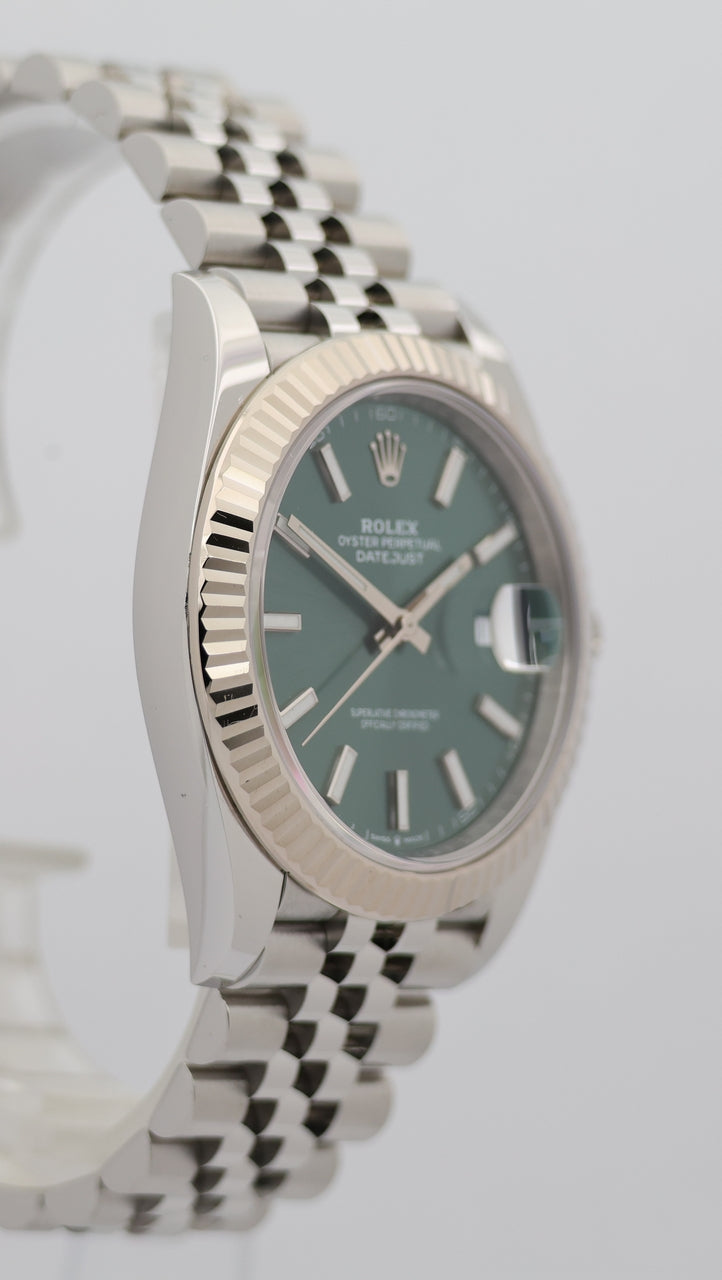 Rolex Datejust 41mm Mint-Grün Automatik 126334 - Detailansicht 8