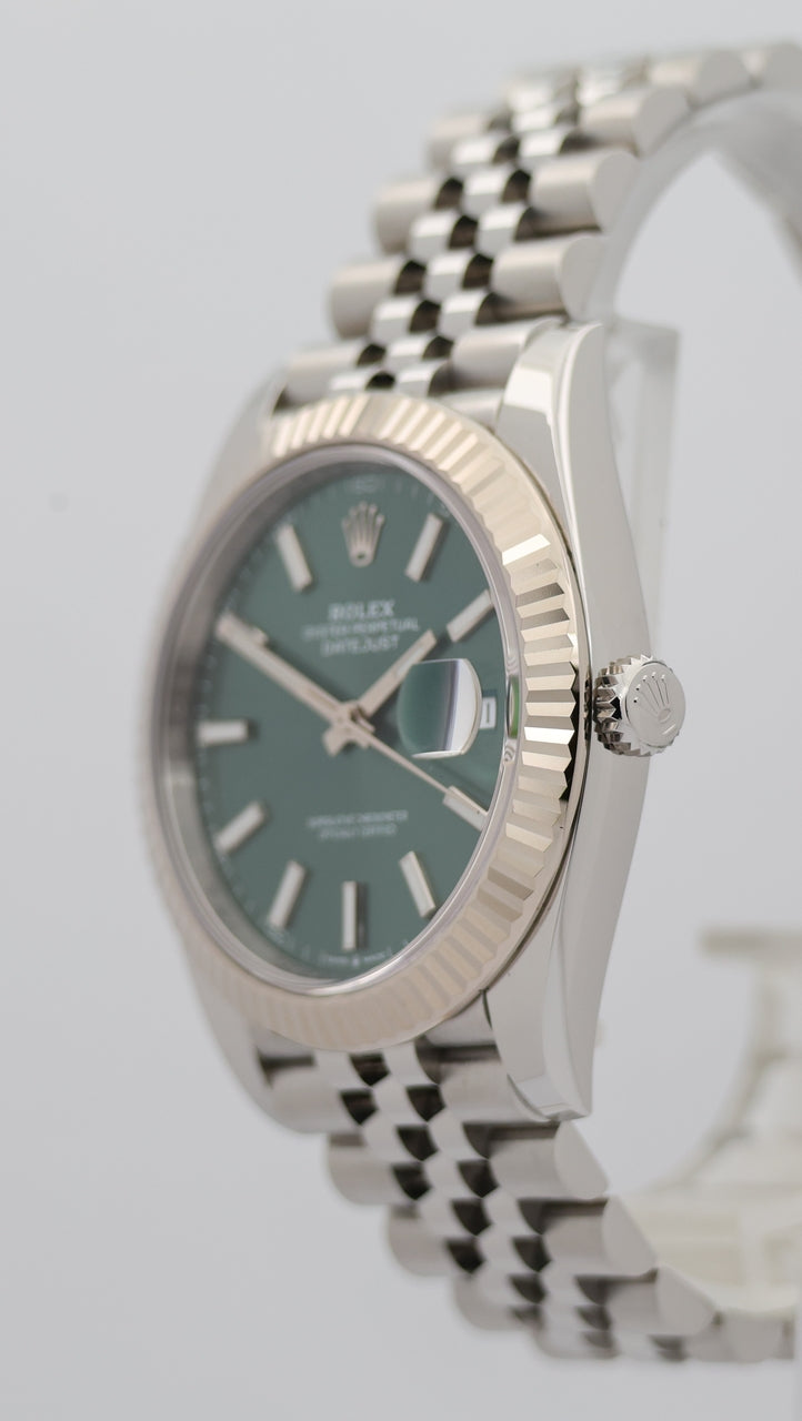 Rolex Datejust 41mm Mint-Grün Automatik 126334 - Detailansicht 7