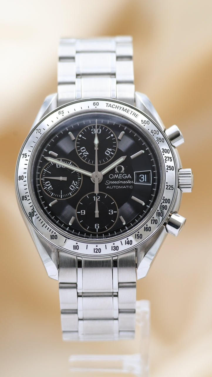 Omega Speedmaster Date 39mm Automatik Herrenuhr 35135000 Box + og. Papiere