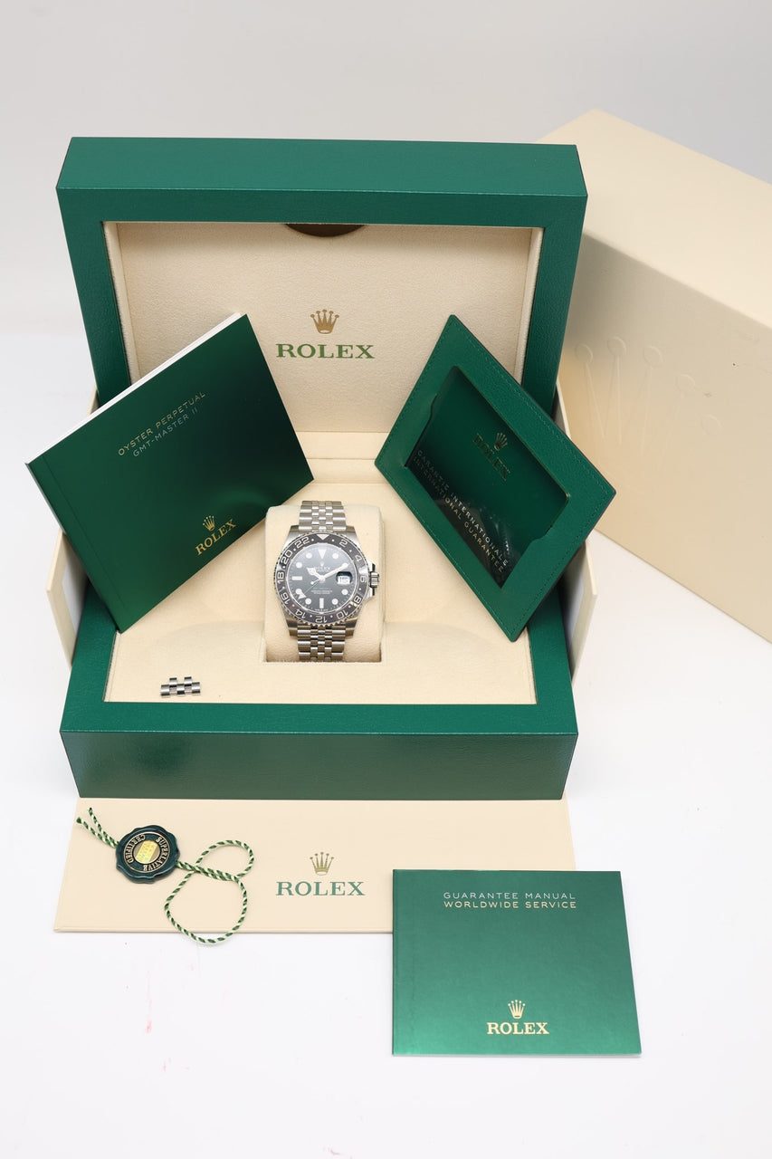 Rolex GMT Master II 'Bruce Wayne' 40mm Automatik 126710GRNR - Papiere und oder Lieferumfang
