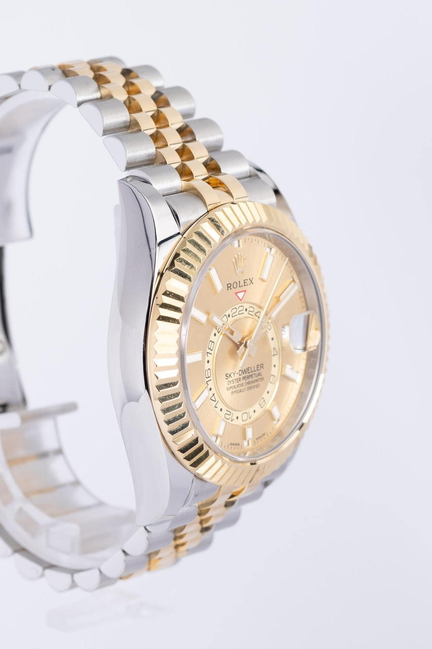 Rolex Sky-Dweller Stahl Gold Jubilee 42mm Automatik 326933 - Detailansicht 2