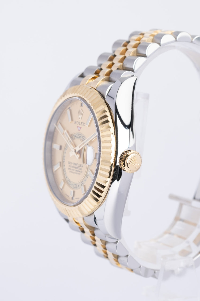 Rolex Sky-Dweller Stahl Gold Jubilee 42mm Automatik 326933 - Detailansicht 1
