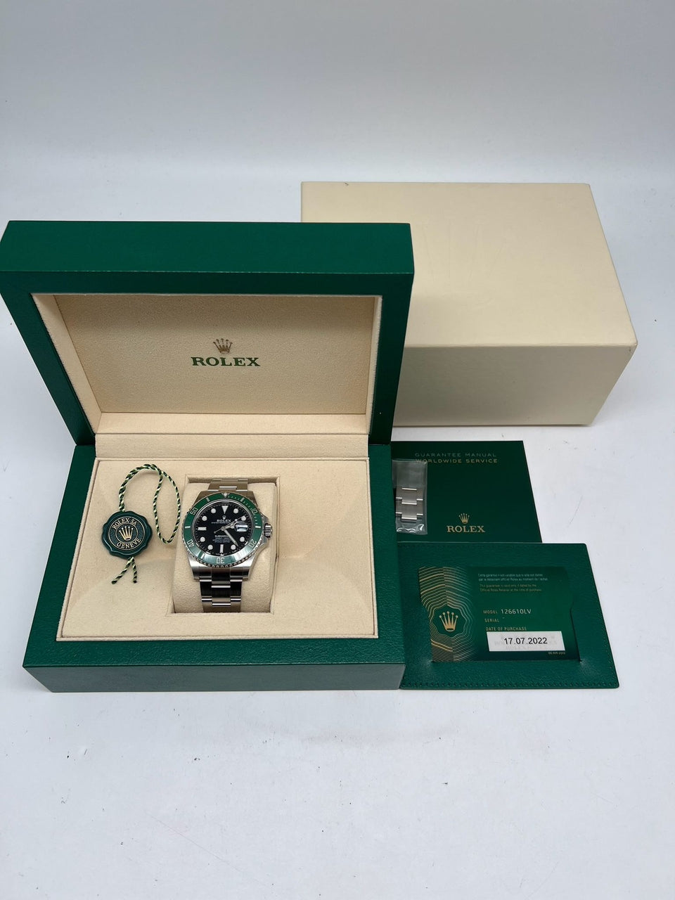 Rolex Submariner Date "Starbucks" 41mm Automatik 126610LV Box + og. Papiere