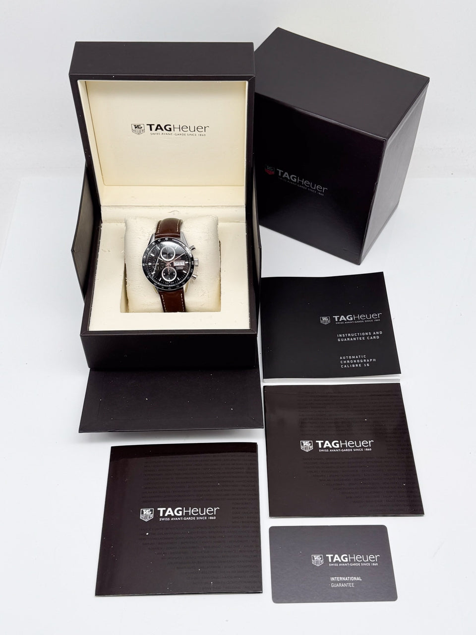 Tag Heuer Carrera Calibre 16 Automatik 41mm Herrenuhr CV201AG - Papiere und oder Lieferumfang