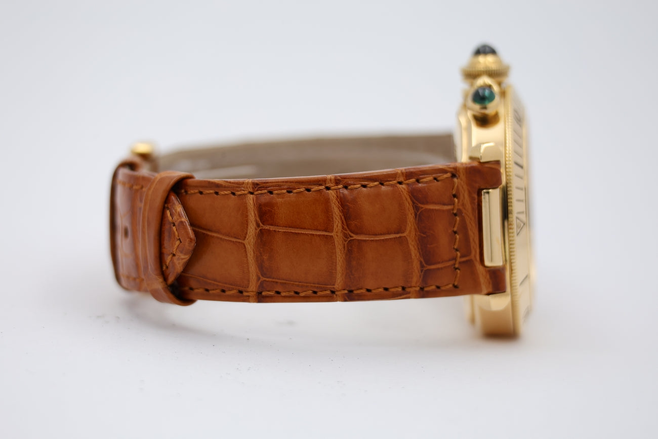 Cartier Pasha Chronograph 18K Gelbgold Automatik 2111 - Detailansicht 4