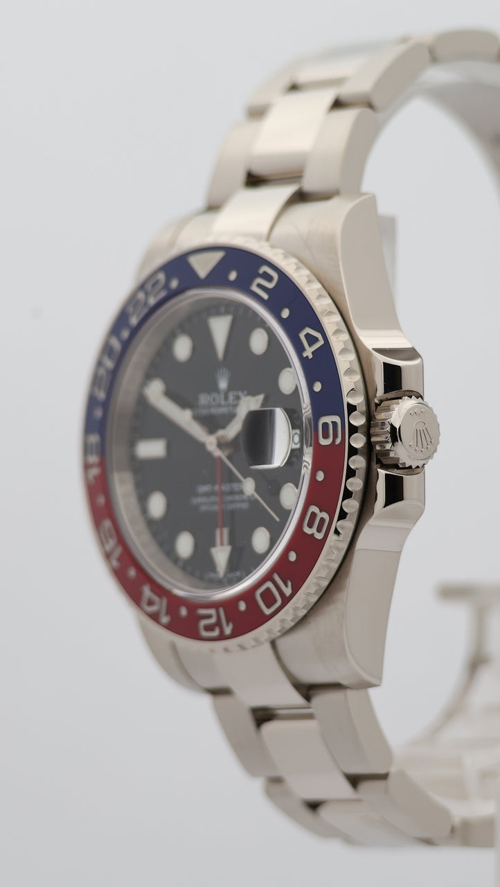 Rolex GMT-Master II 'Pepsi' Weißgold 40mm Automatik 116719BLRO - Detailansicht 7