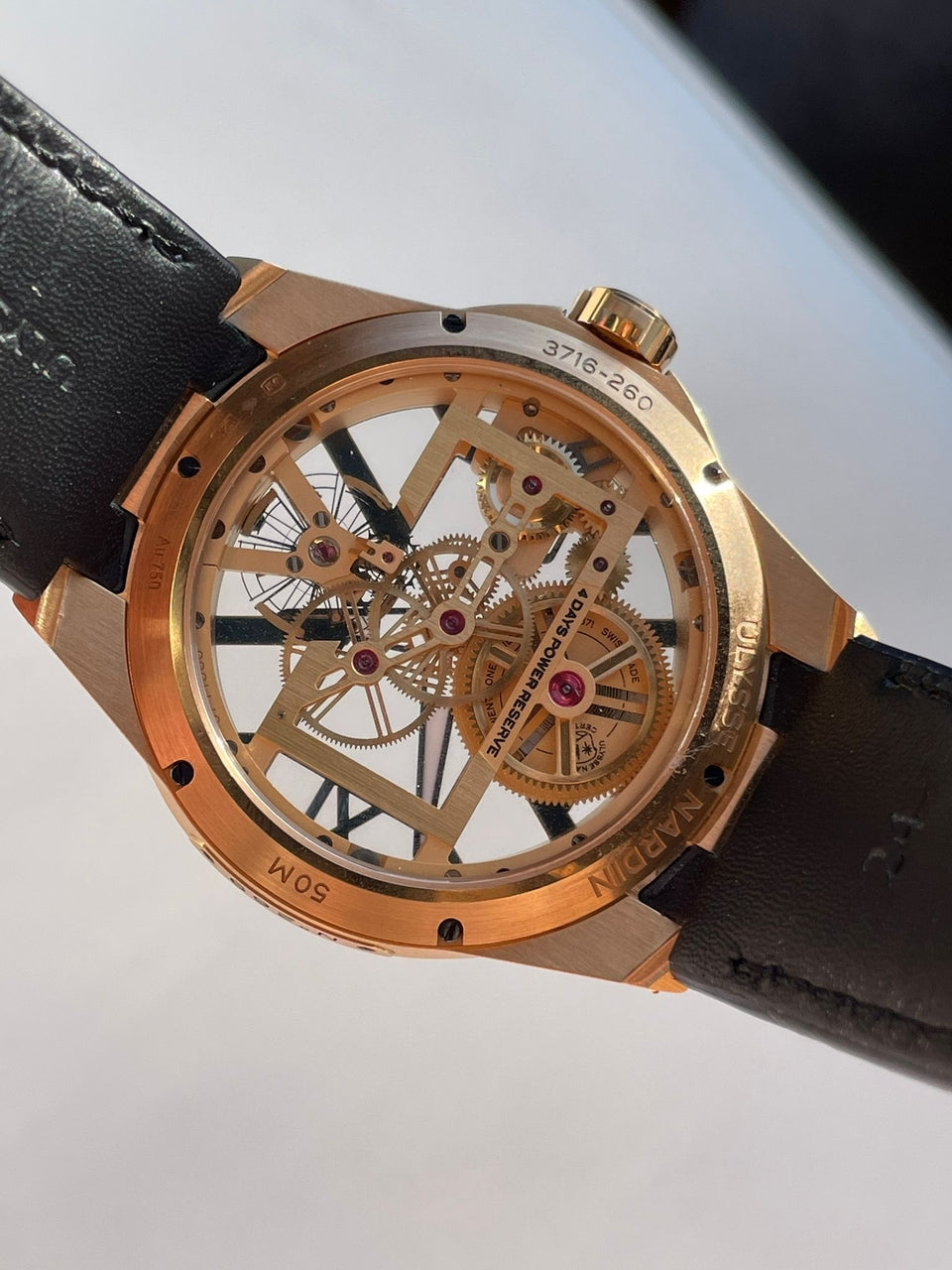 Ulysse Nardin New Blast Skeleton X 18K Rosegold Handaufzug 3716-260/03 - Detailansicht 8