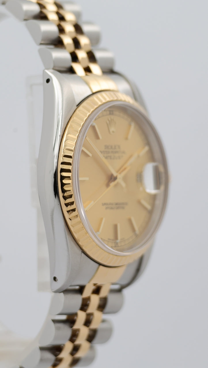 Rolex Datejust Automatik Herrenuhr Stahl/Gold 16233 - Detailansicht 8