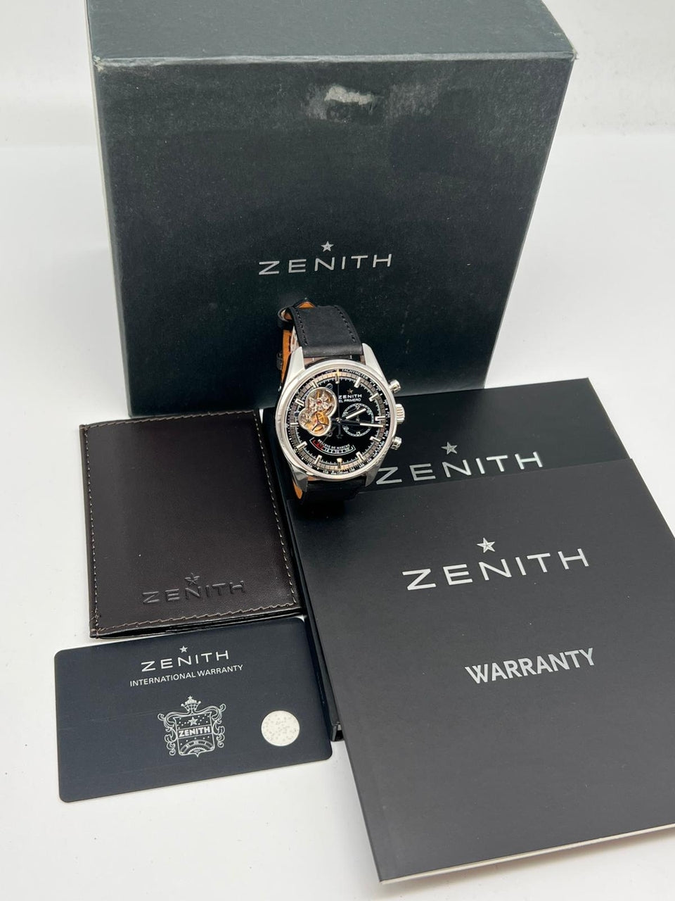 Zenith El Primero Chronomaster Automatik Herrenuhr 03.2080.4021 - Papiere und oder Lieferumfang