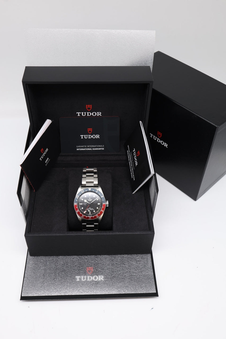 Tudor Black Bay GMT 'Pepsi' 41mm Automatik 79830RB - Papiere und oder Lieferumfang