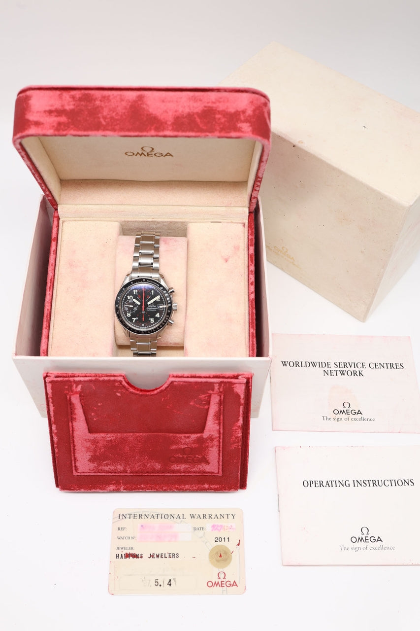 Omega Speedmaster Date 39mm Automatik 35135300 - Papiere und oder Lieferumfang
