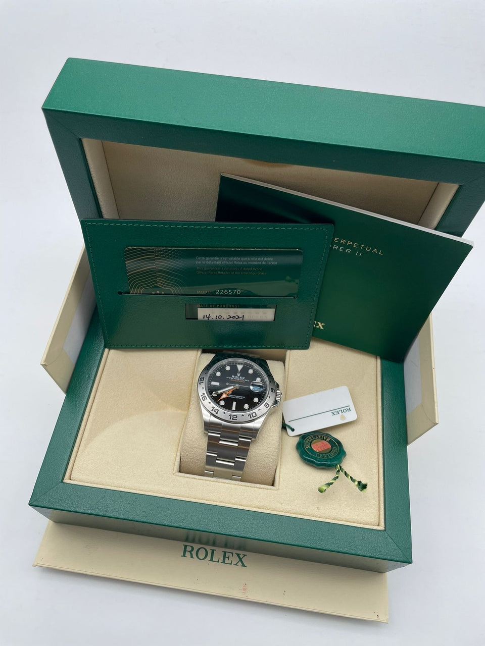 Rolex Explorer II 42mm 226570 - Papiere und oder Lieferumfang