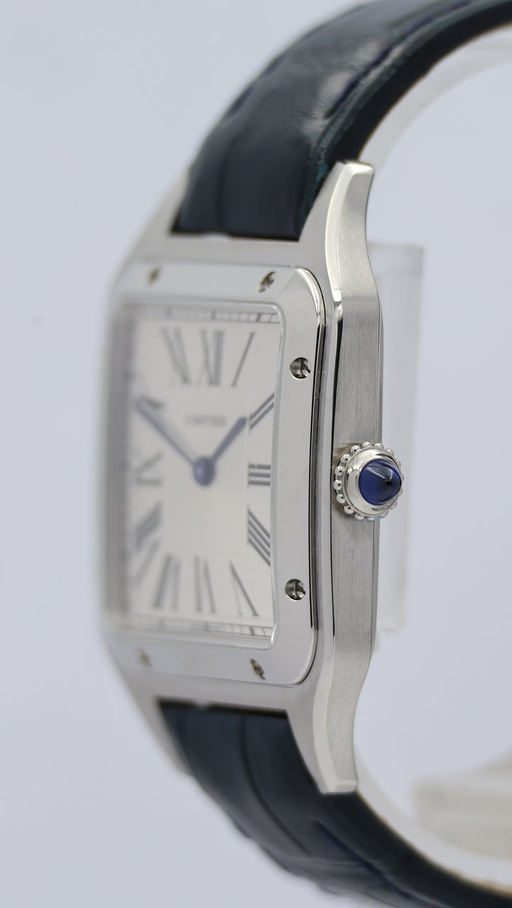 Cartier Santos Dumont 31,4 x 43,5 mm Quarz WSSA0022 Box + og. Papiere
