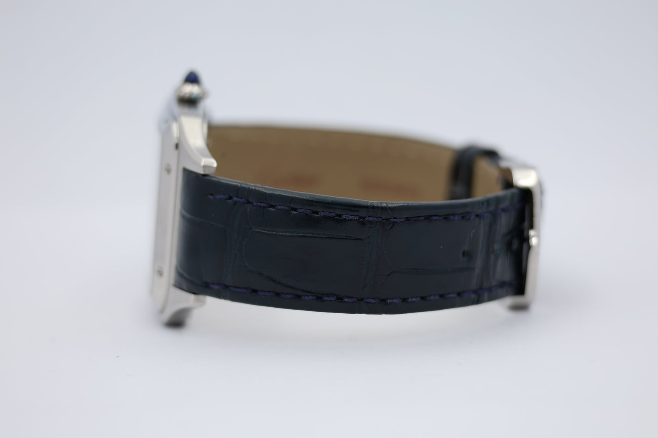 Cartier Santos Dumont 31,4 x 43,5 mm Quarz WSSA0022 Box + og. Papiere