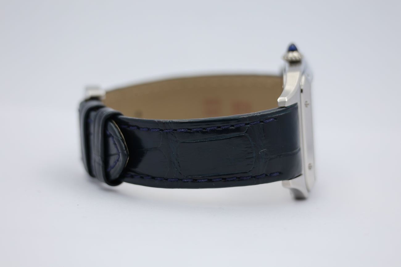 Cartier Santos Dumont 31,4 x 43,5 mm Quarz WSSA0022 Box + og. Papiere