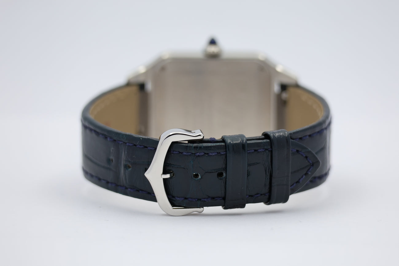 Cartier Santos Dumont 31,4 x 43,5 mm Quarz WSSA0022 Box + og. Papiere
