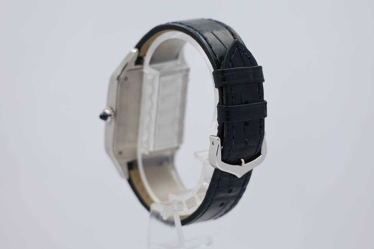 Cartier Santos Dumont 31,4 x 43,5 mm Quarz WSSA0022 Box + og. Papiere