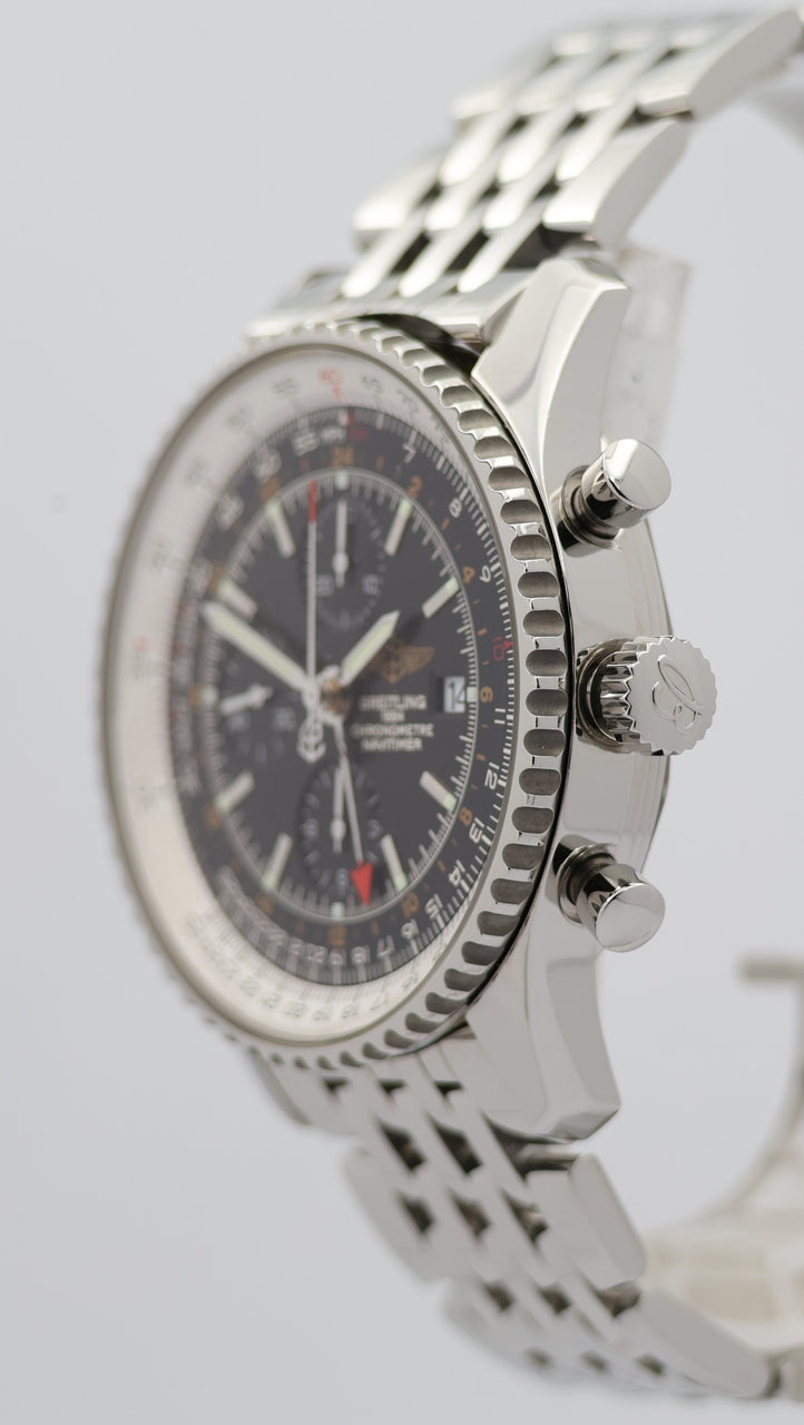 Breitling Navitimer World Automatik 46mm schwarz A24322 - Detail view 7
