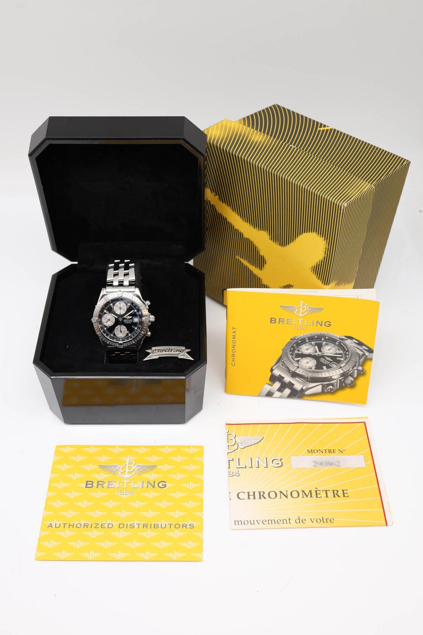 Breitling Chronomat 39mm Automatik Herrenuhr A13352 - Papiere und oder Lieferumfang