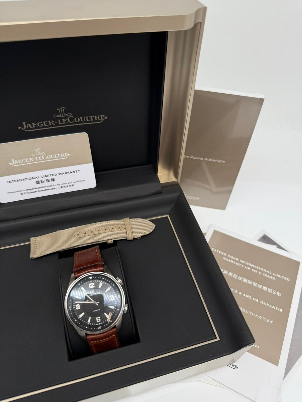 Jaeger-LeCoultre Polaris Automatik Herrenuhr Q9008471 - Papiere und oder Lieferumfang