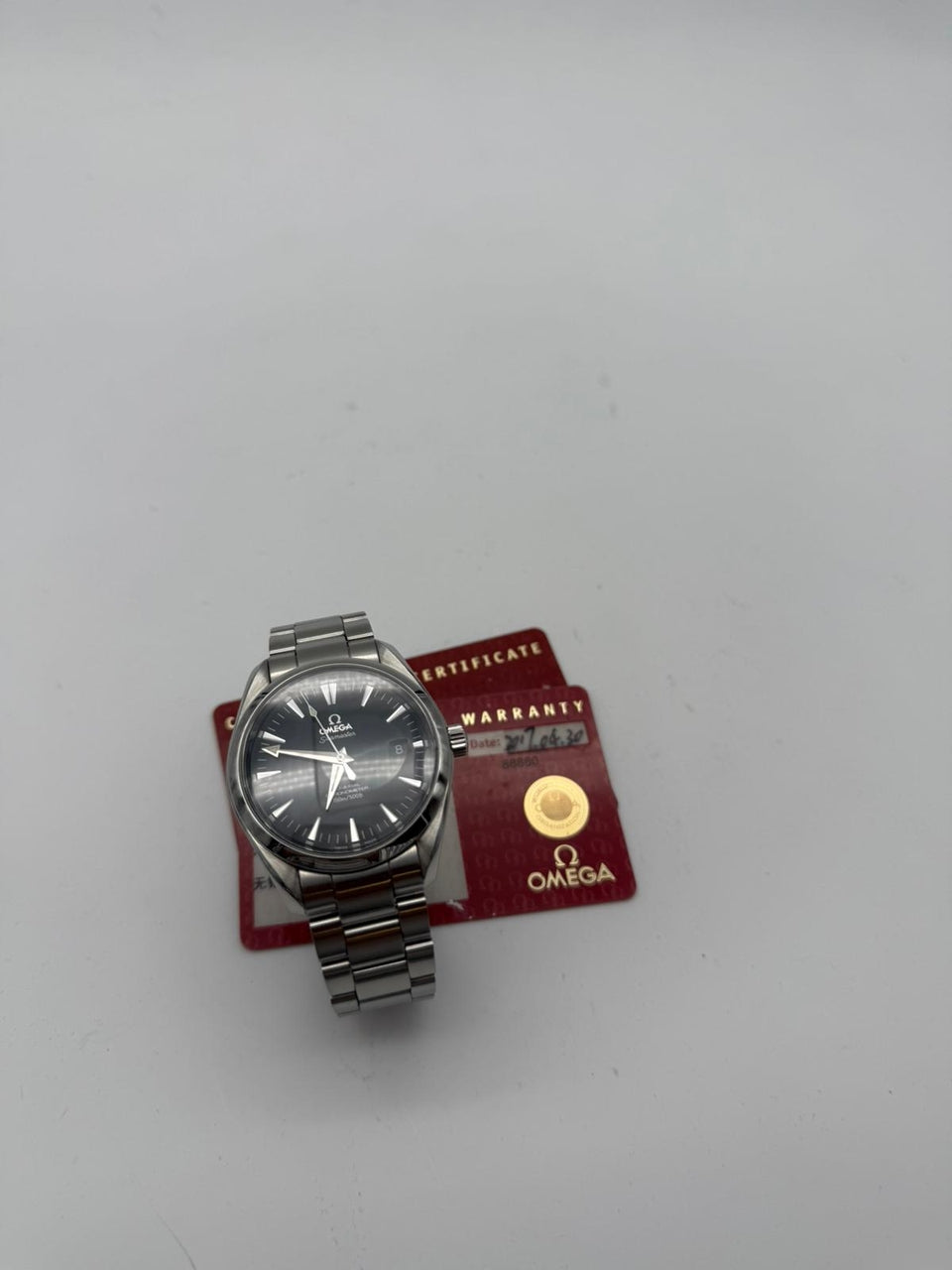 Omega Seamaster Aqua Terra 39mm Automatik 25035000 - Papiere und oder Lieferumfang