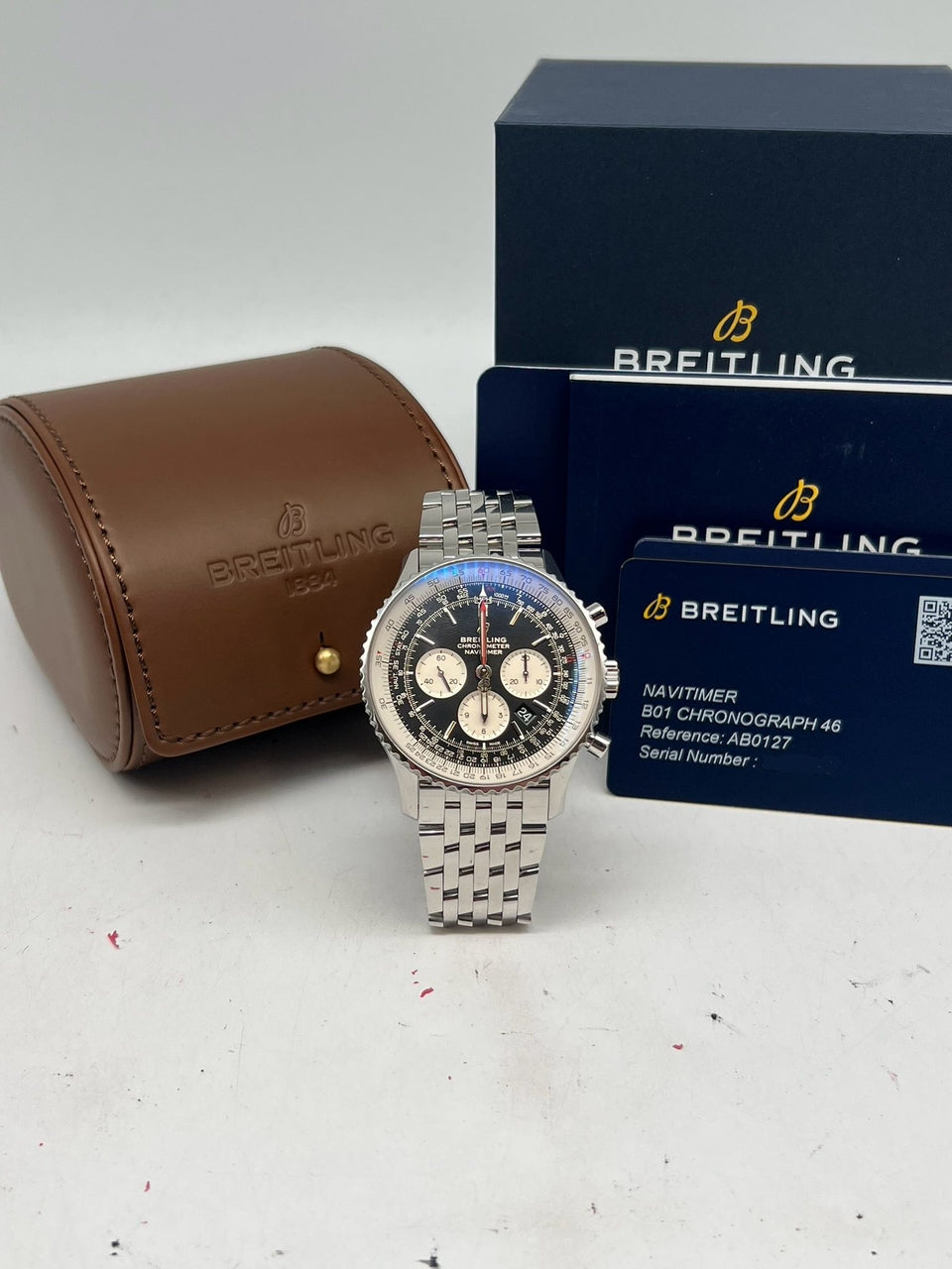 Breitling Navitimer 1 B01 Chronograph Automatik 46mm AB0127 - Papiere und oder Lieferumfang