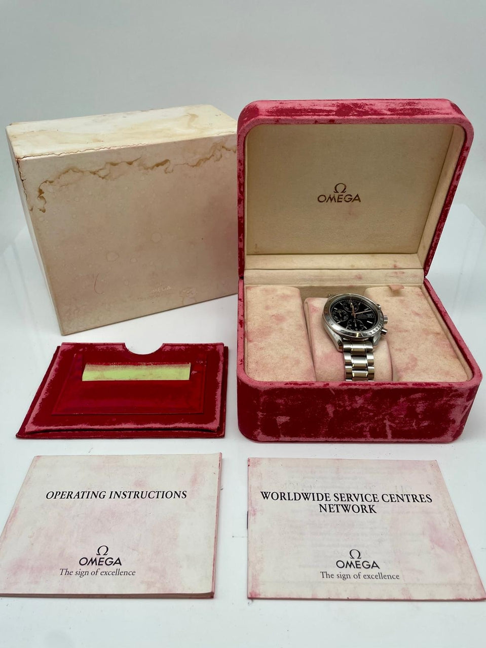 Omega Speedmaster Date 39mm Automatik 35135000 - Papiere und oder Lieferumfang