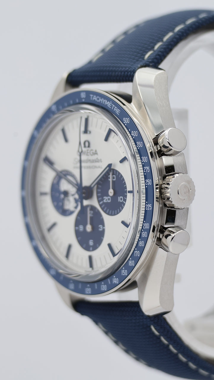 Omega Speedmaster Professional Moonwatch "Silver Snoopy Award" 42mm Handaufzug 31032425002001 Box + og. Papiere