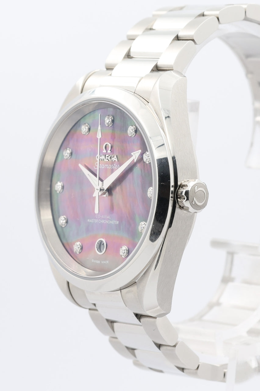 Omega Seamaster Aqua Terra "MOP Diamond Dial" 38mm Automatik 22010382057001 - Detailansicht 2