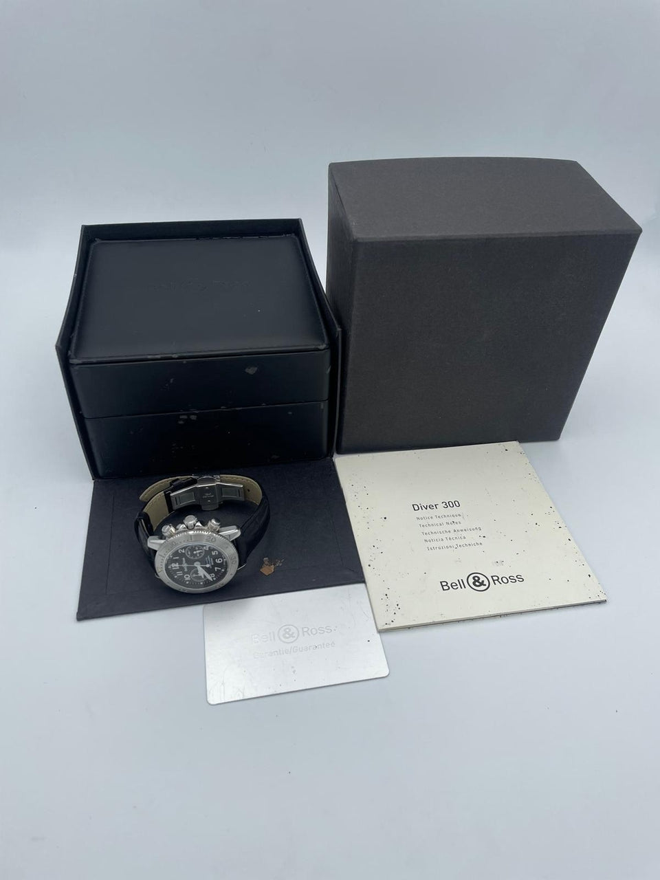 Bell & Ross Diver Chronograph Automatik Herrenuhr 500S - Papiere und oder Lieferumfang