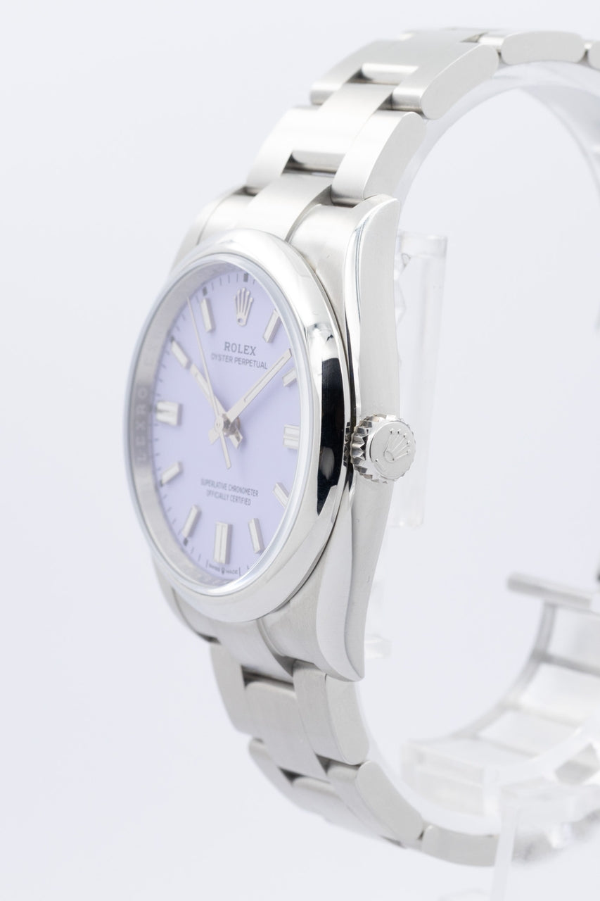 Rolex Oyster Perpetual 'Lavender' 36mm Automatik NEU 126000 - Detailansicht 2