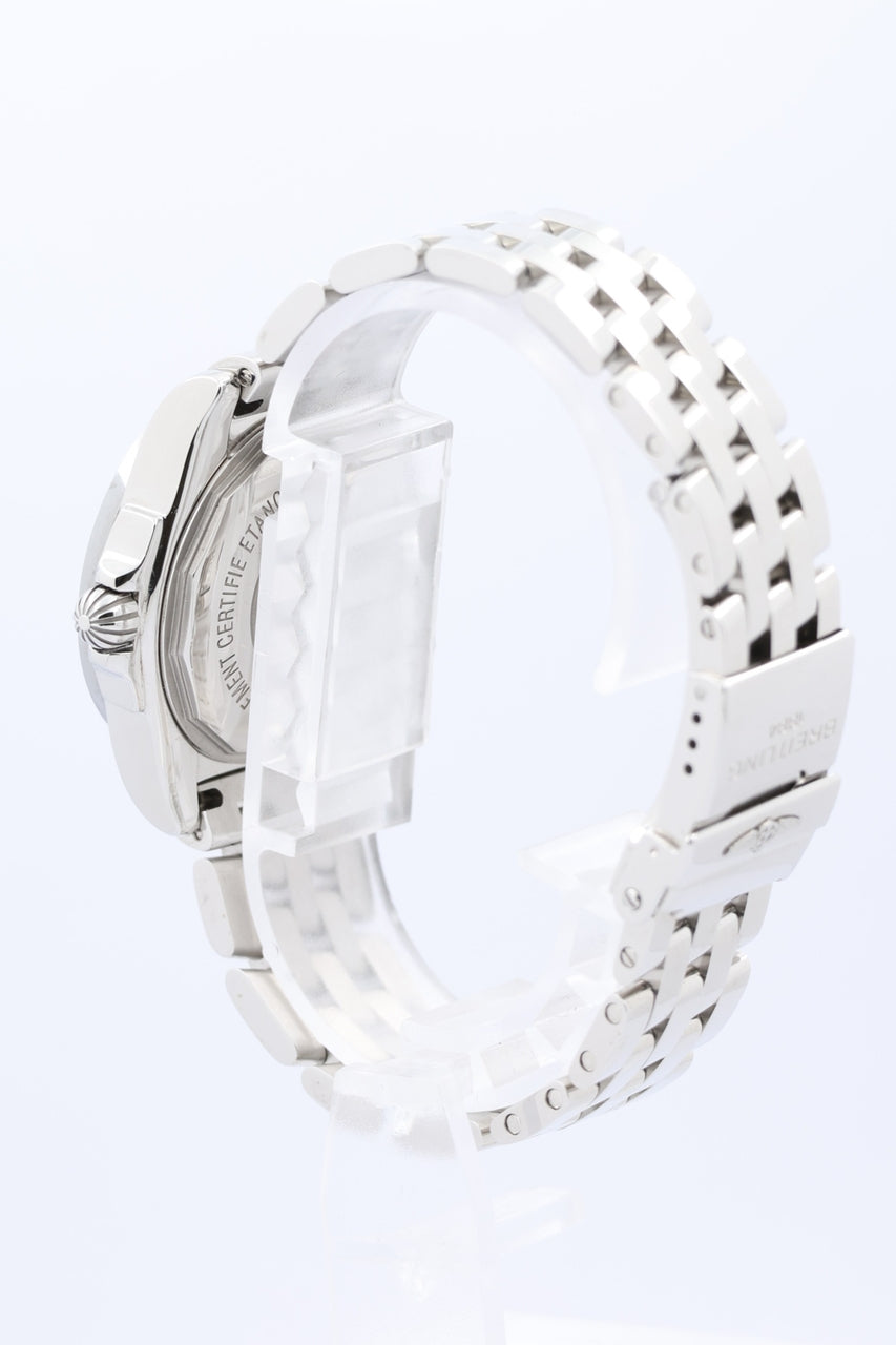 Breitling Galactic 32 Sleek Perlmutt Blatt Quarz A71330 - Detailansicht 4