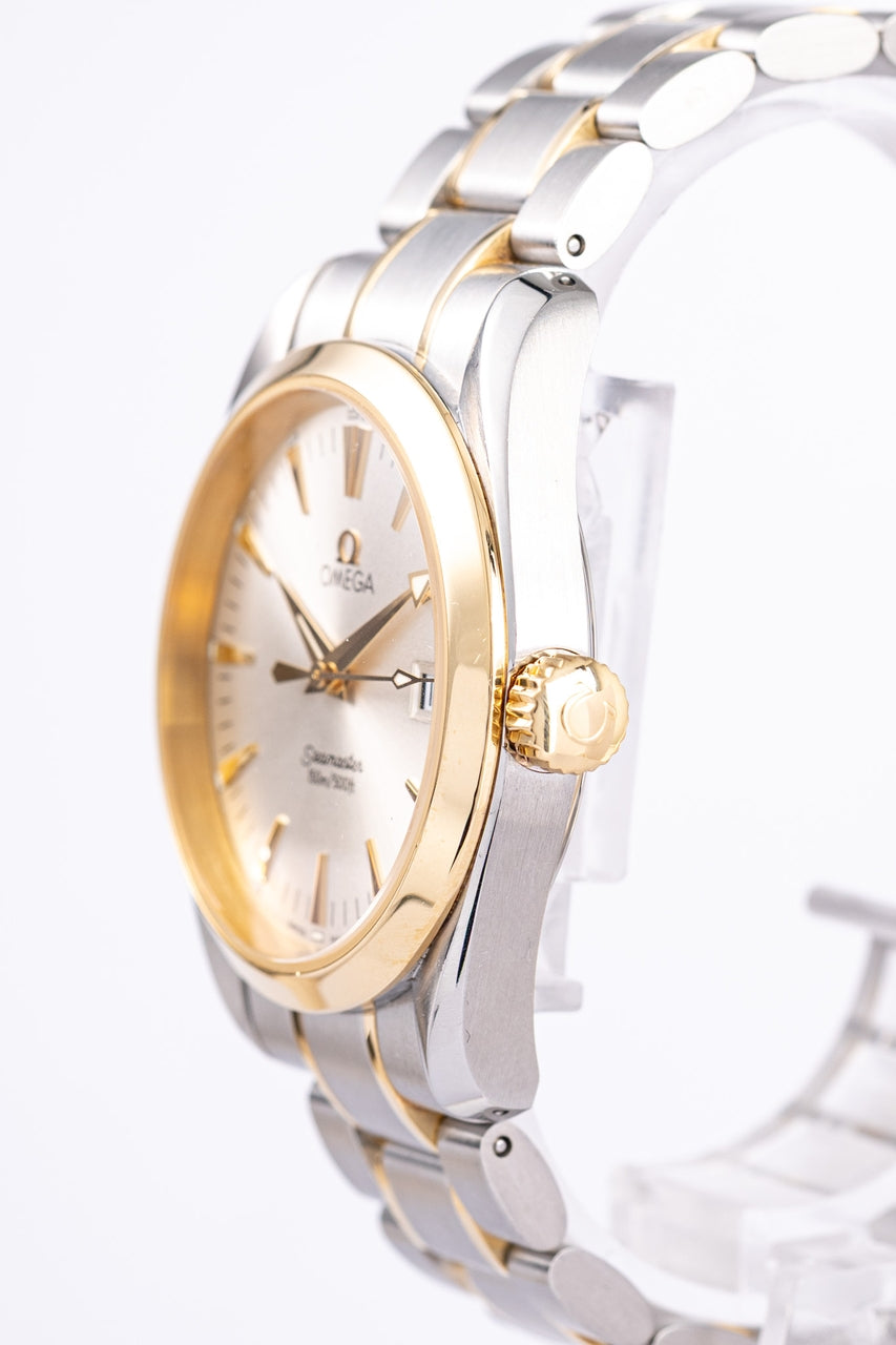 Omega Seamaster Aqua Terra Gold/Stahl 36mm Quarz 23183000 - Detailansicht 2
