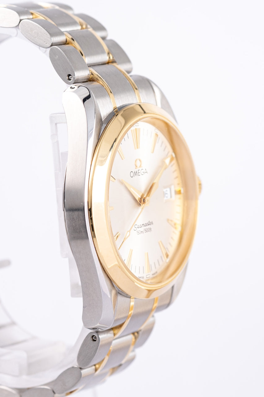 Omega Seamaster Aqua Terra Gold/Stahl 36mm Quarz 23183000 - Detailansicht 1