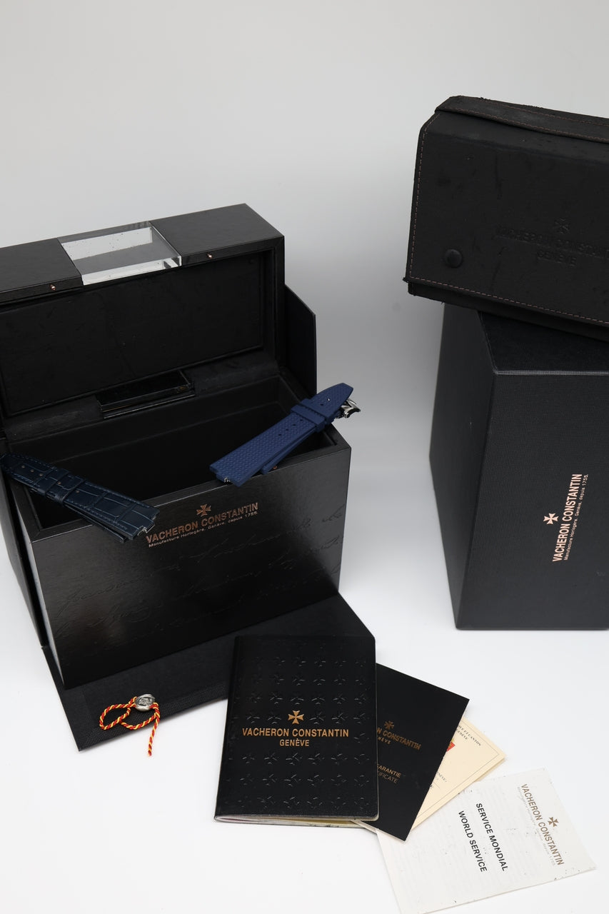 Vacheron Constantin Overseas 41mm Automatik Blau 4500V - Papiere und oder Lieferumfang