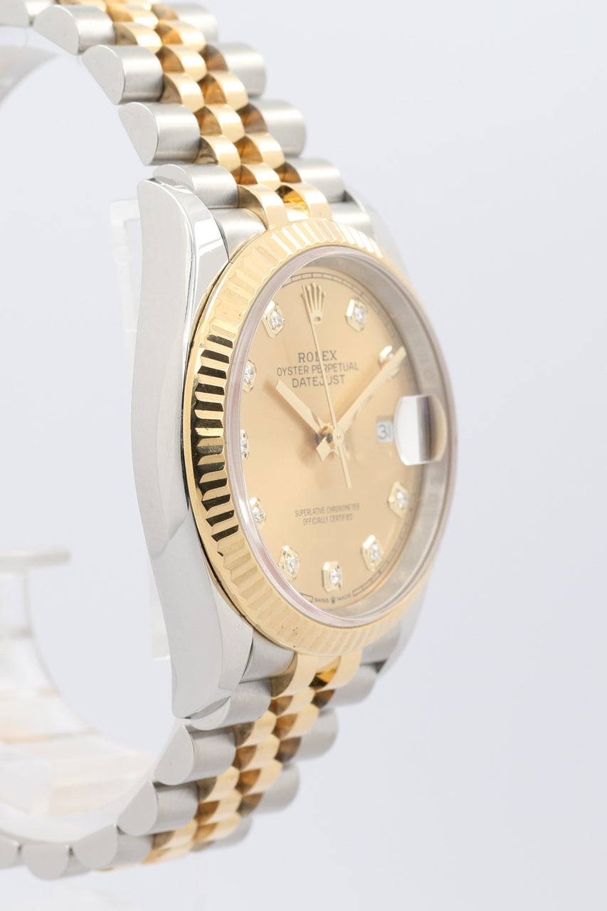 Rolex Datejust 36 Automatik Stahl/Gold Diamond 126234 - Detailansicht 1