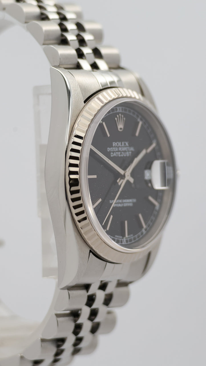 Rolex Datejust 36 Automatik Herrenuhr Stahl 16234 - Detailansicht 8