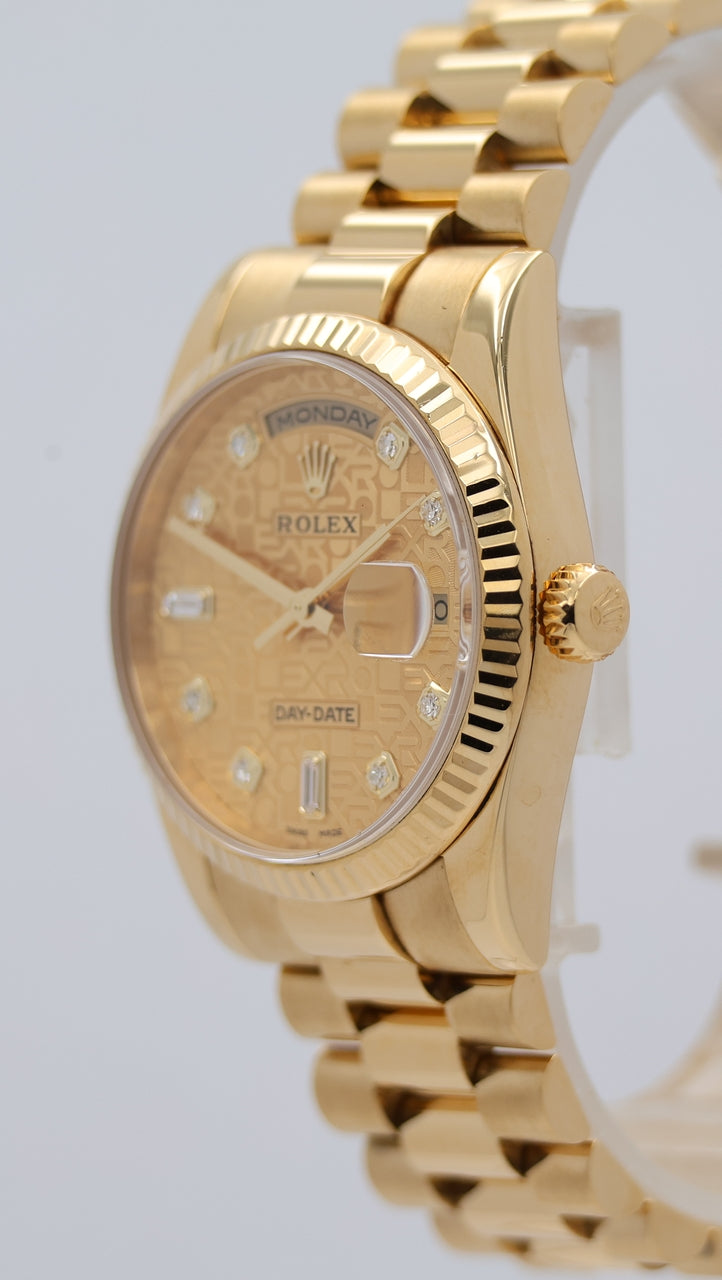 Rolex Day-Date 36 President "Computer" Diamond Dial 118238 - Detailansicht 8