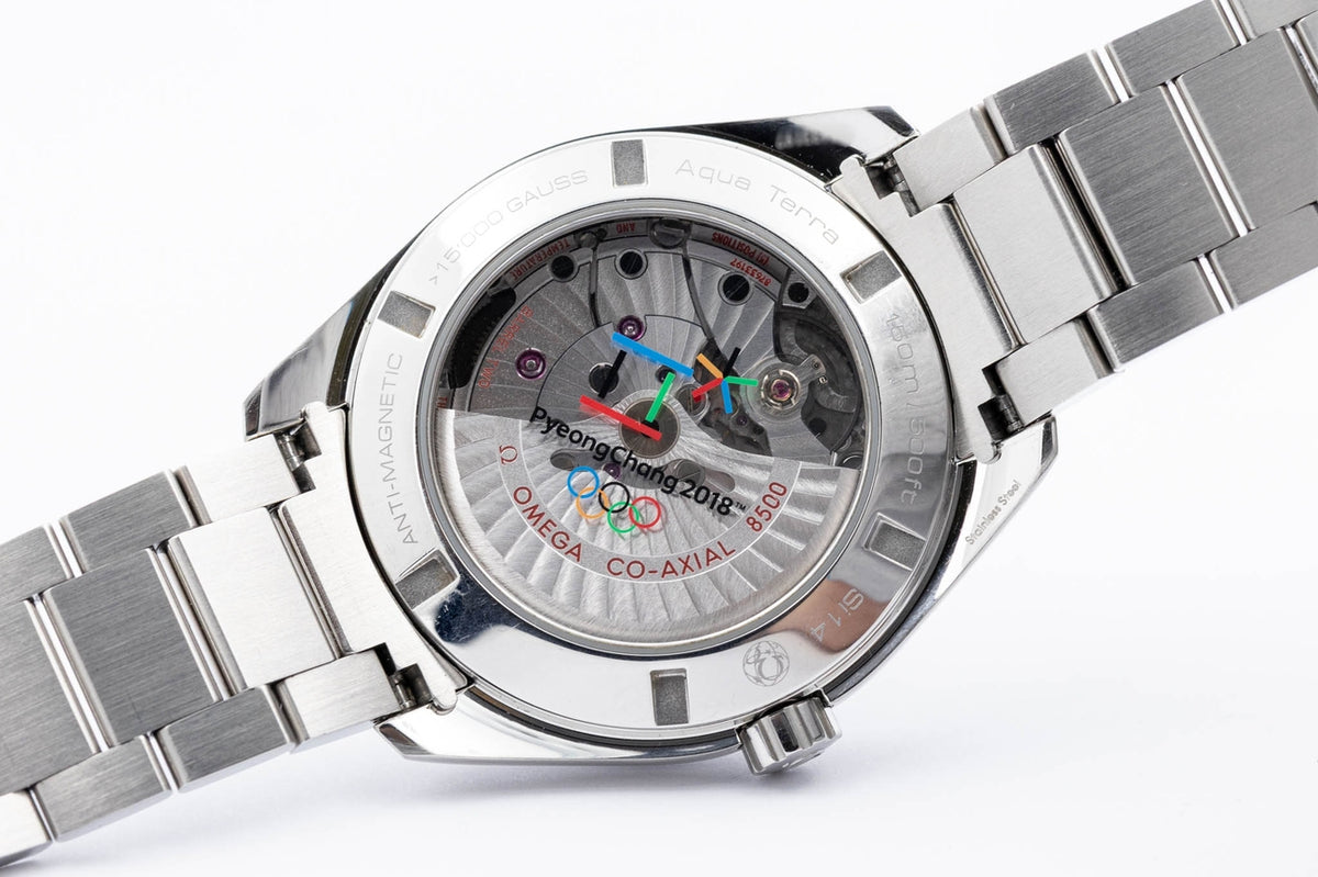 Omega Seamaster Aqua Terra Automatik Olympia 2018 52210422103001 - Detailansicht 10