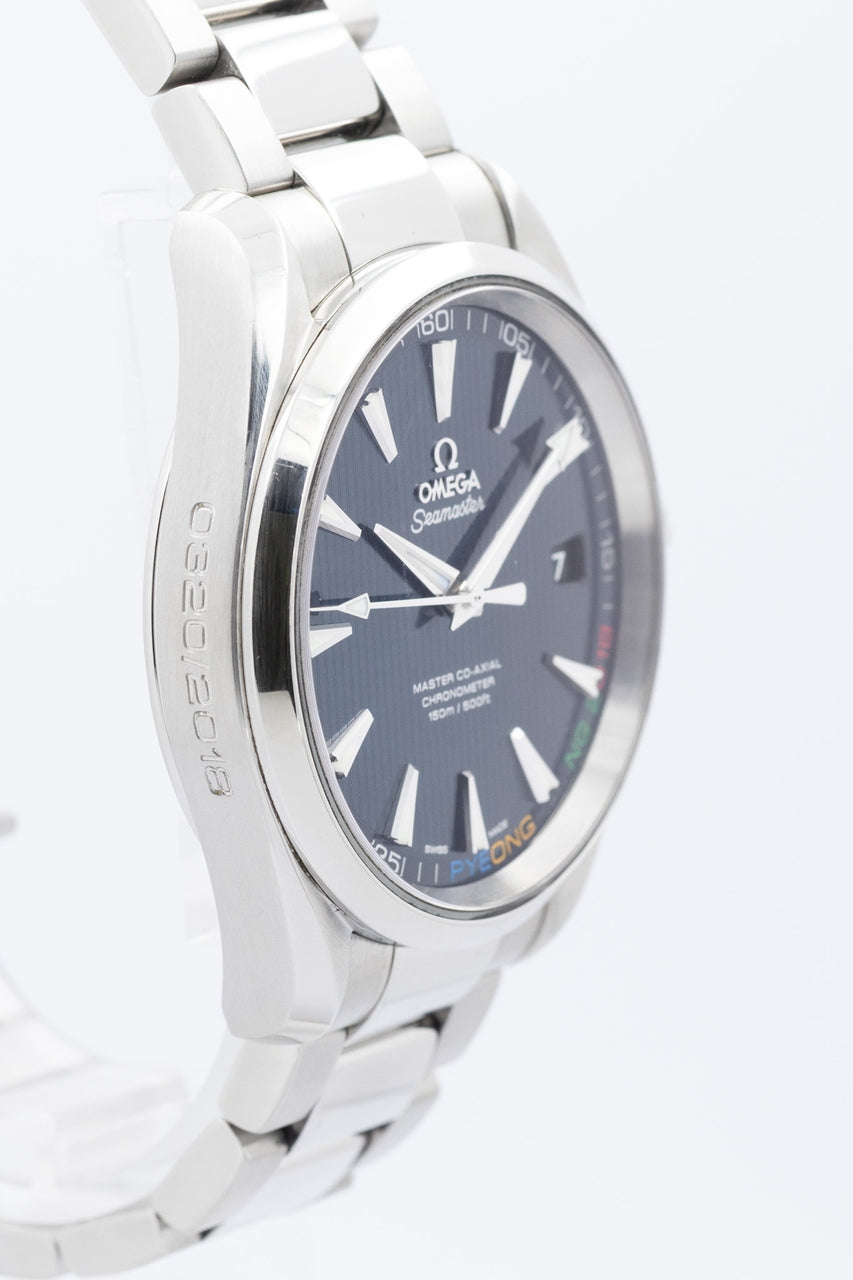 Omega Seamaster Aqua Terra Automatik Olympia 2018 52210422103001 - Detailansicht 1