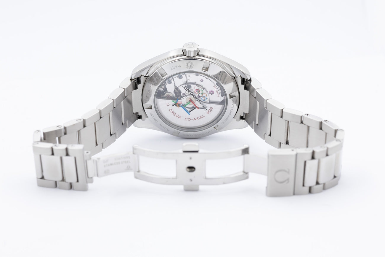 Omega Seamaster Aqua Terra Automatik Olympia 2018 52210422103001 - Detailansicht 9