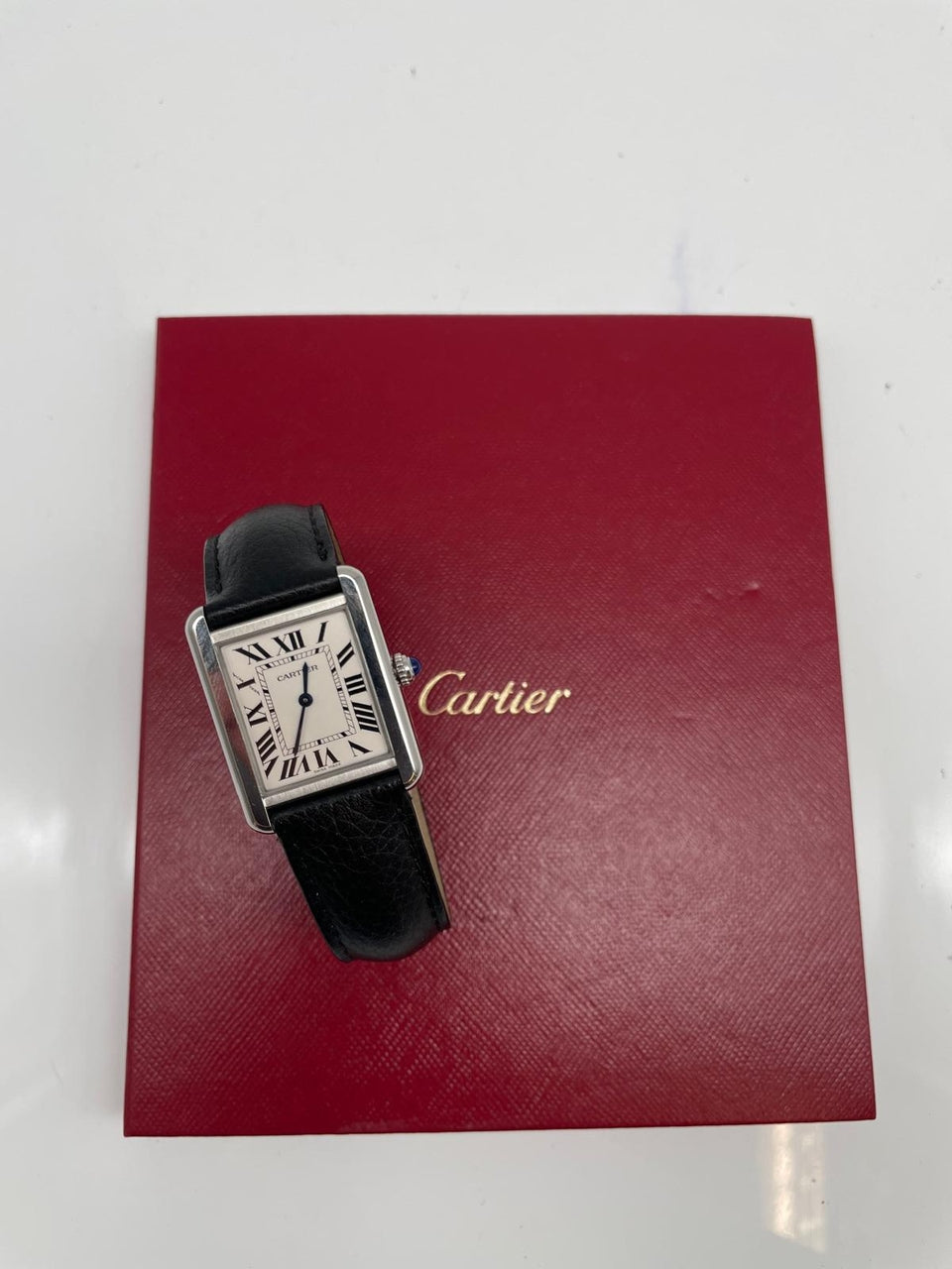 Cartier Tank Solo 31mm x 24,4mm Quarz WSTA0030 - Papiere und oder Lieferumfang
