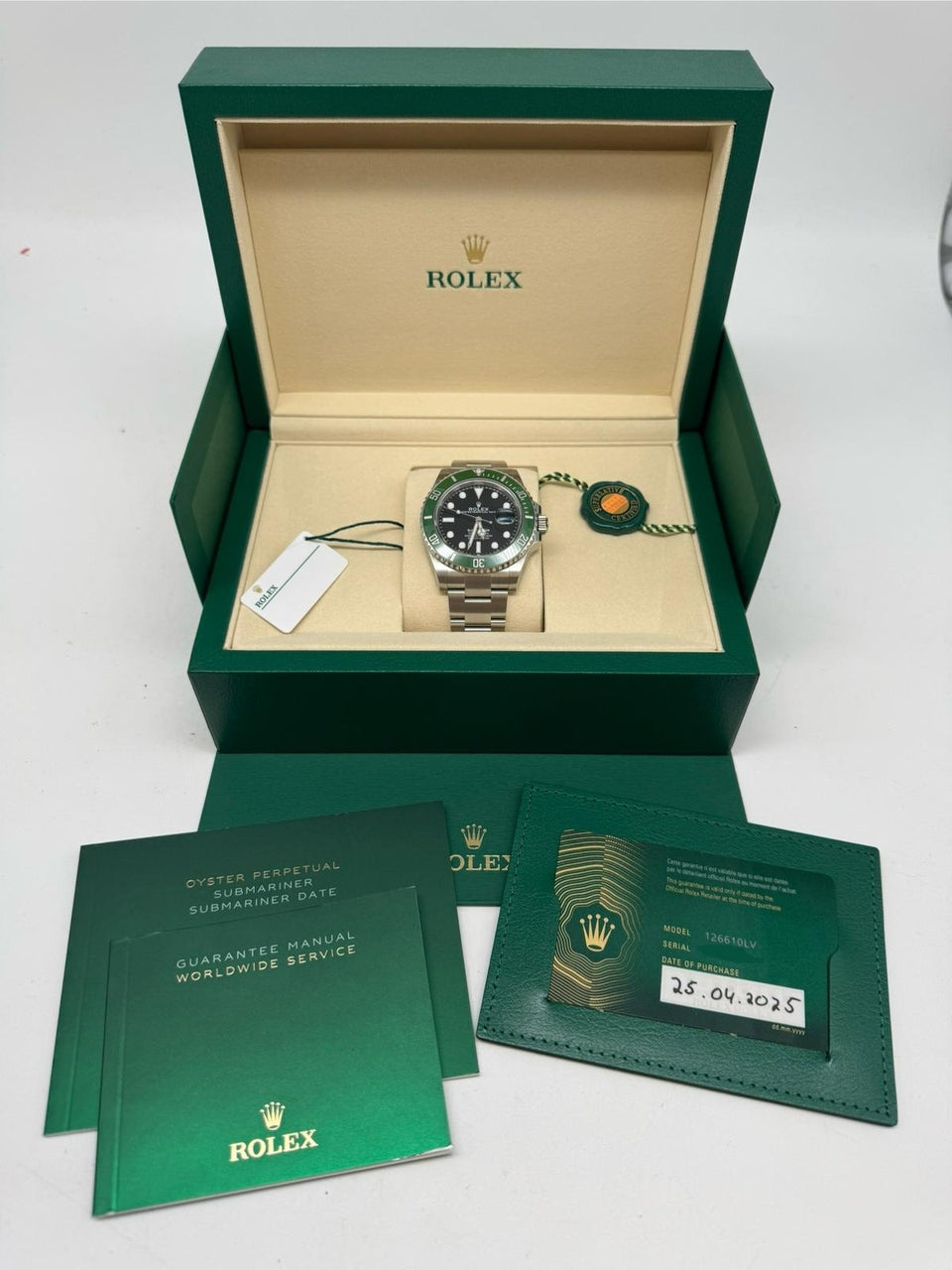 Rolex Submariner Date 'Starbucks' NEU LC100 41mm Automatik 126610LV Box + og. Papiere