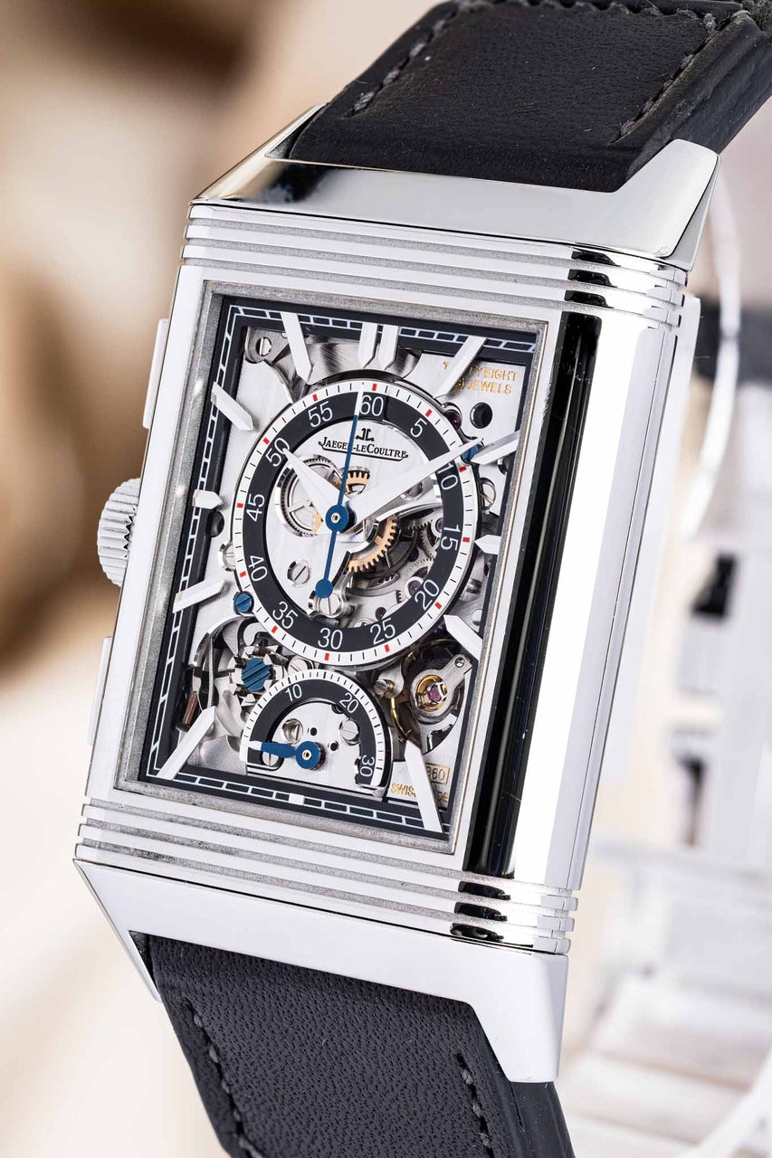 Jaeger-LeCoultre Reverso Duoface Tribute Chronograph Handaufzug Q389848J - Detailansicht 11