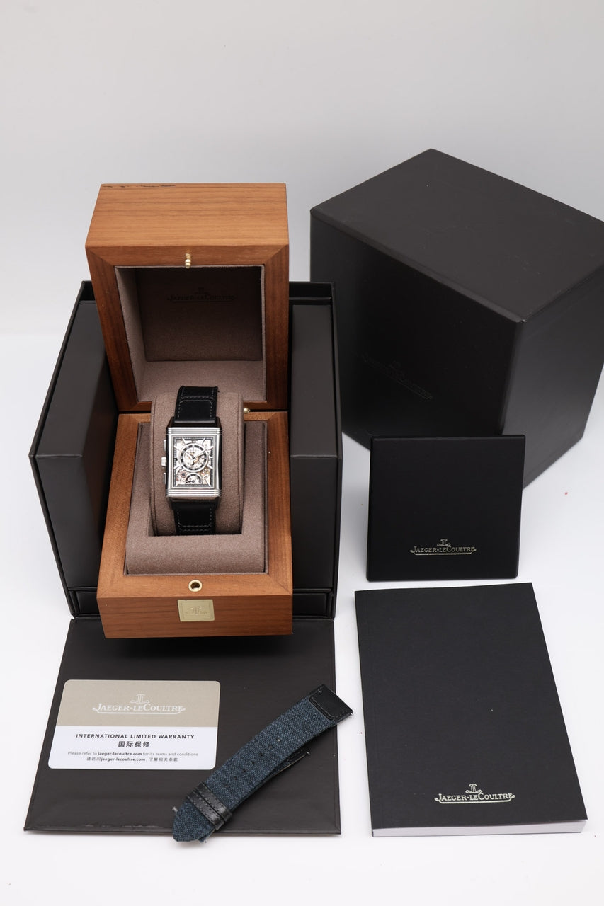 Jaeger-LeCoultre Reverso Duoface Tribute Chronograph Handaufzug Q389848J - Papiere und oder Lieferumfang