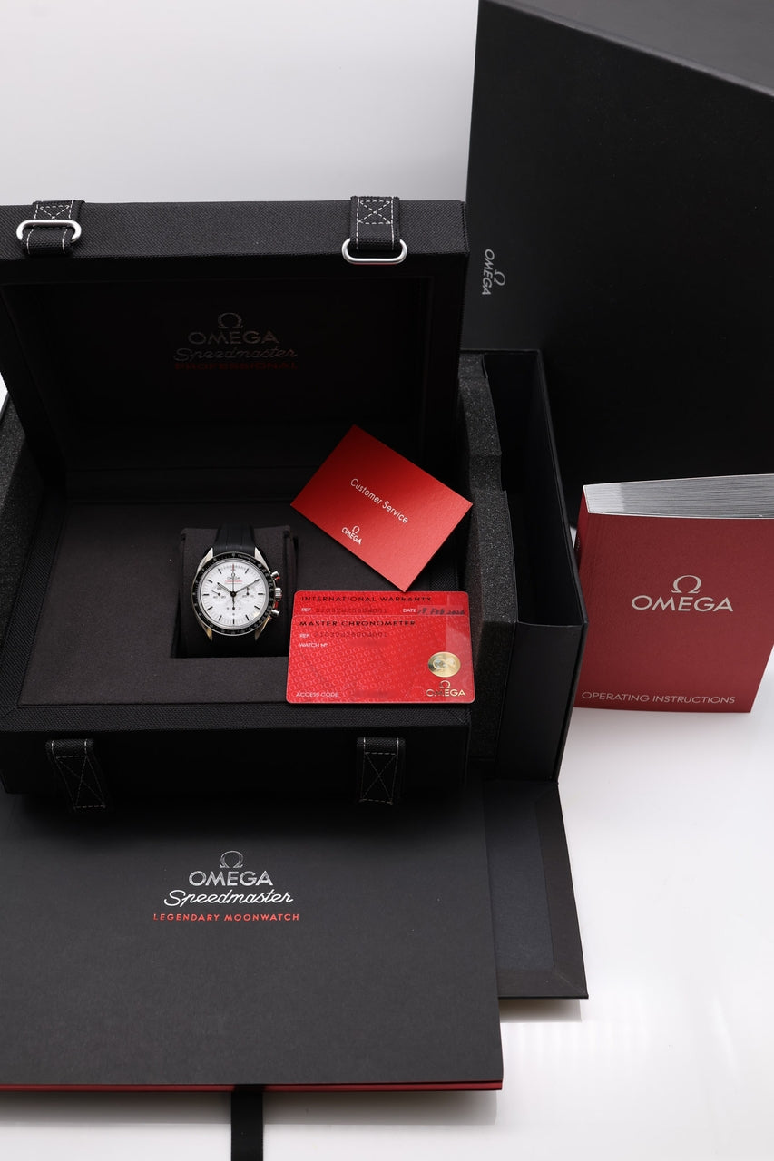 Omega Speedmaster Professional Moonwatch 42mm Handaufzug Herrenuhr 31032425004001 - Papiere und oder Lieferumfang