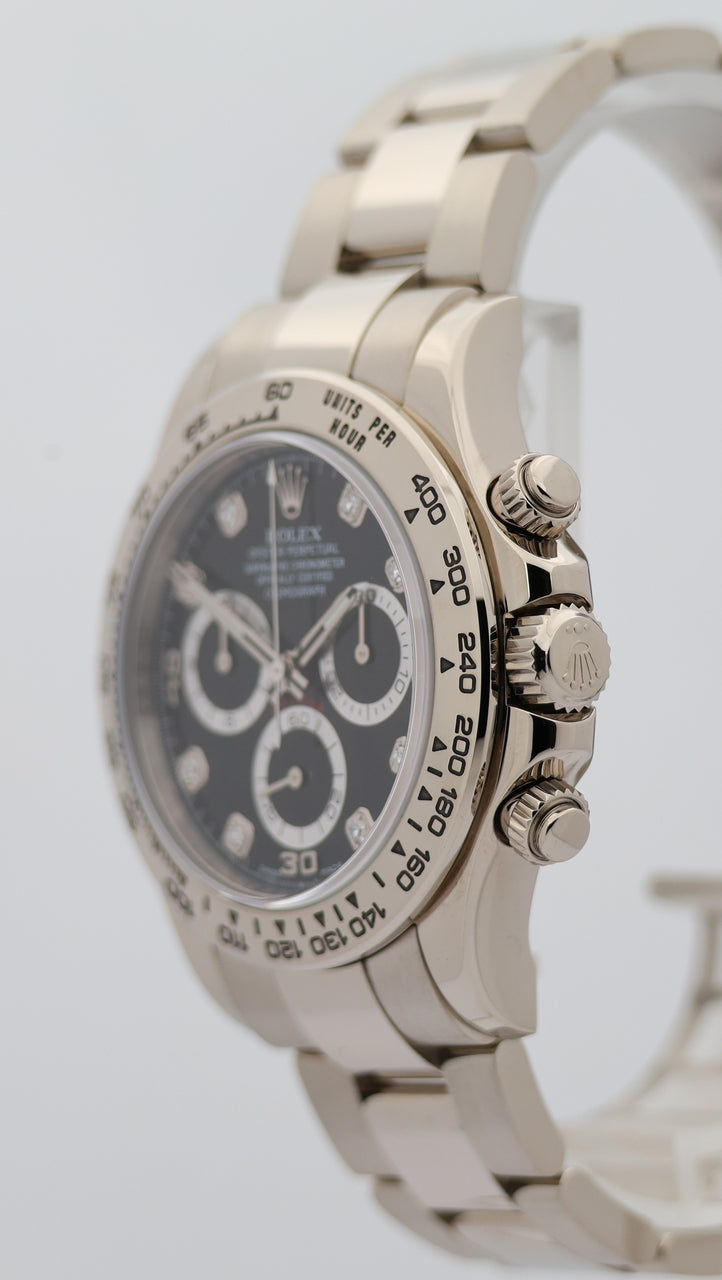 Rolex Oyster Perpetual Daytona Weißgold Diamond Dial 40mm 116509 - Detail view 7